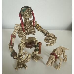 Skeleton Warriors DAGGER 5" Action Figure Playmates 1994 Vintage + Baddog